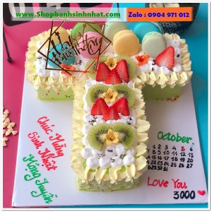 Bánh Sinh Nhật Chữ Cái & Số - RP88